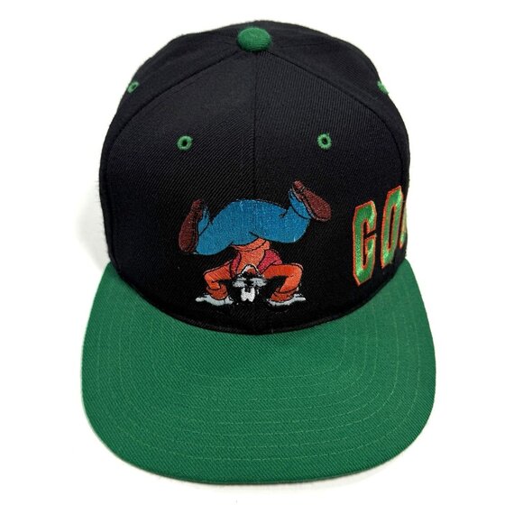 Vintage 90s Drew Pearson Goofy Embroidered Wraparound Snapback Hat 100% Wool - Picture 2 of 10